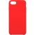 Чехол для iPhone InterStep для iPhone 8 IS SOFT-T METAL ADV красный